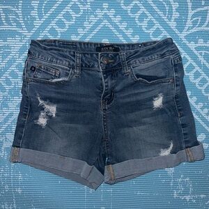 Judy Blue Distressed Denim Shorts